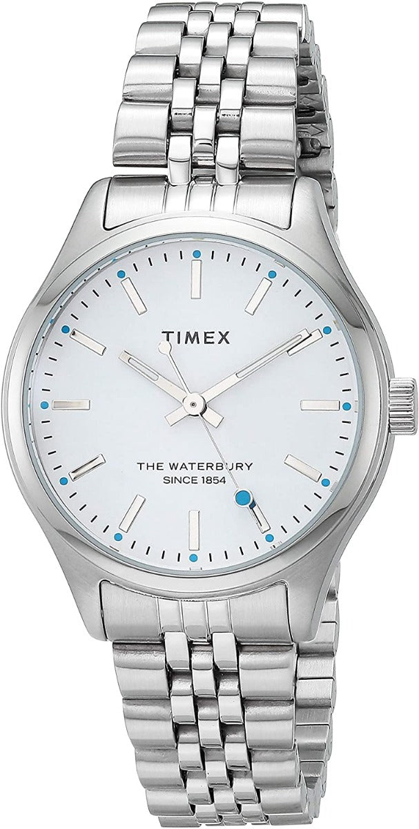 Timex Waterbury Ladies Watch with Stainless Steel Bracelet TW2U23400