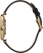 Timex Celestial Opulence Ladies Watch with Black Leather Strap TW2U41200