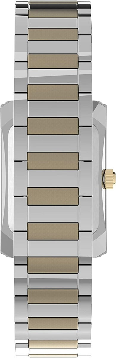 Timex Ladies Meriden Watch with Silver Dial and Two Tone Expanding Bracelet TW2U44200