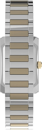 Timex Ladies Meriden Watch with Silver Dial and Two Tone Expanding Bracelet TW2U44200