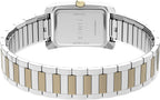 Timex Ladies Meriden Watch with Silver Dial and Two Tone Expanding Bracelet TW2U44200
