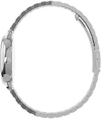 Timex Ladies Demi Watch with White Dial and Silver Bracelet TW2U60300
