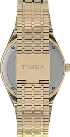 Timex Men's Watch with Blue Dial and Gold Bracelet TW2U62000