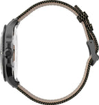 Timex Mens Watch with Black Dial and Green Strap TW2U81900