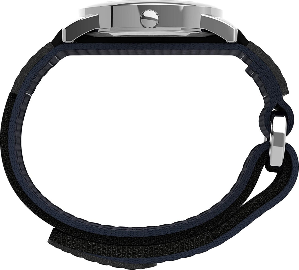 Timex Mens Watch with Blue Dial and Black Canvas Strap TW2U85000