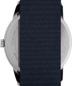 Timex Mens Watch with Blue Dial and Black Canvas Strap TW2U85000
