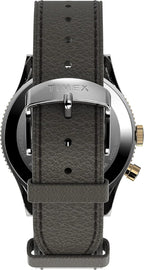 Timex Waterbury Mens Watch with Blue Dial and Brown Strap TW2U90500