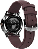 Timex Waterbury Mens Watch with White Dial and Brown Strap TW2V28800