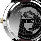 Timex Waterbury Mens Watch with White Dial and Brown Strap TW2V28800