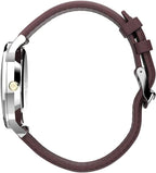 Timex Waterbury Mens Watch with White Dial and Brown Strap TW2V28800