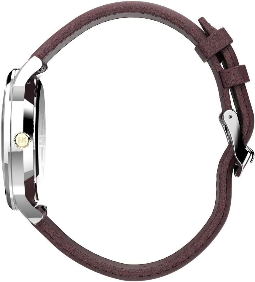 Timex Waterbury Mens Watch with White Dial and Brown Strap TW2V28800