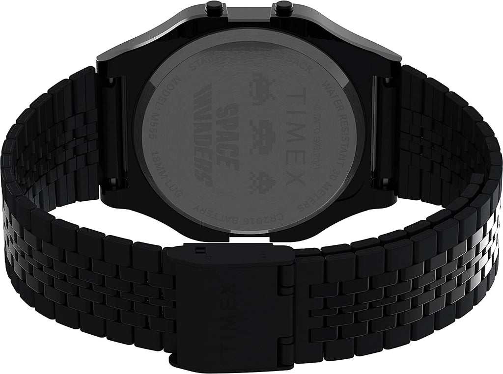 Timex Digital Watch with Black Dial and Black Bracelet TW2V30200