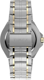 Timex Solar Men's Watch with Blue Dial and Silver Two Tone Bracelet TW2V39700