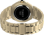 Timex Solar Men's Watch with Black Dial and Gold Bracelet TW2V39800