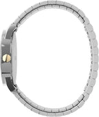 Timex Easy Reader Mens Watch with Black Dial and Silver Expanding Strap TW2V40200