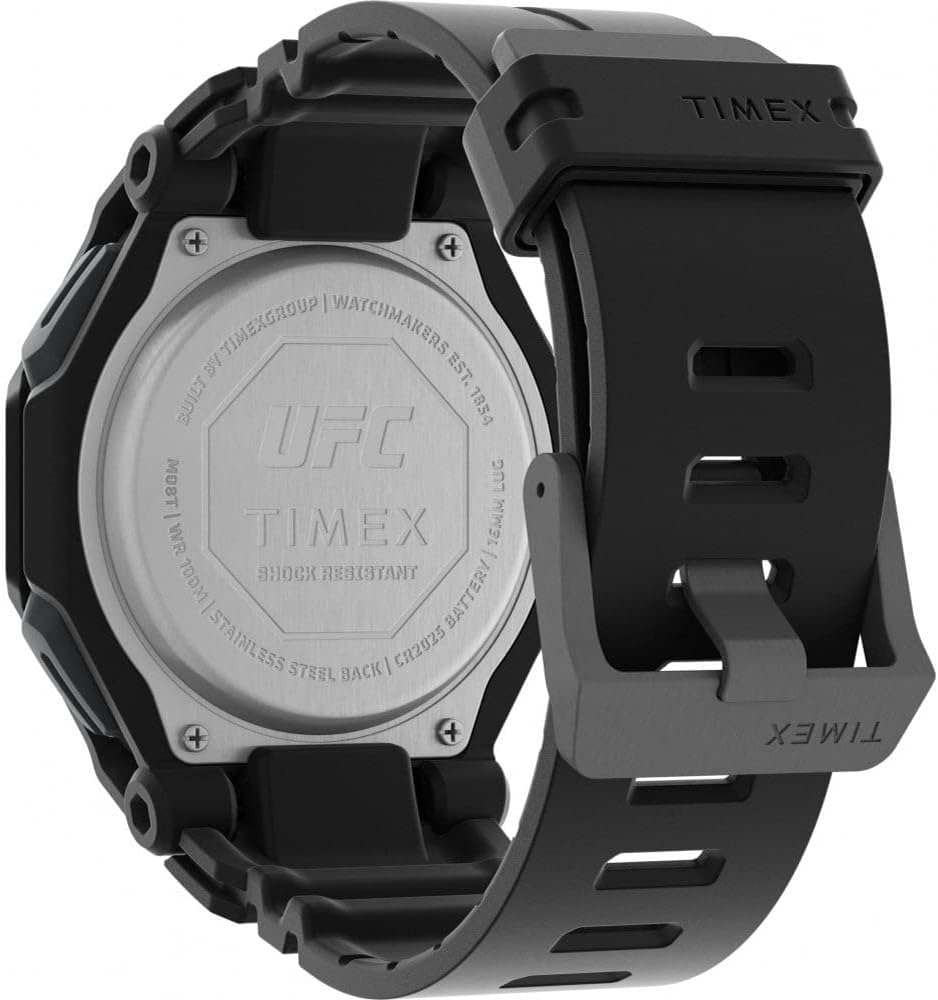 Timex UFC Colossus Mens Watch with Black Resin Strap TW2V55300