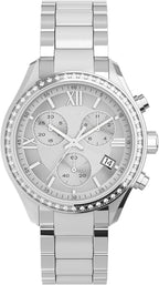 Timex Ladies Watch with Silver Dial and Silver Bracelet TW2V57600