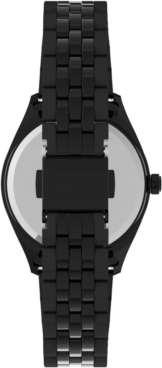 Timex Rainbow Ladies Watch with Black Dial and Black Bracelet TW2V61700