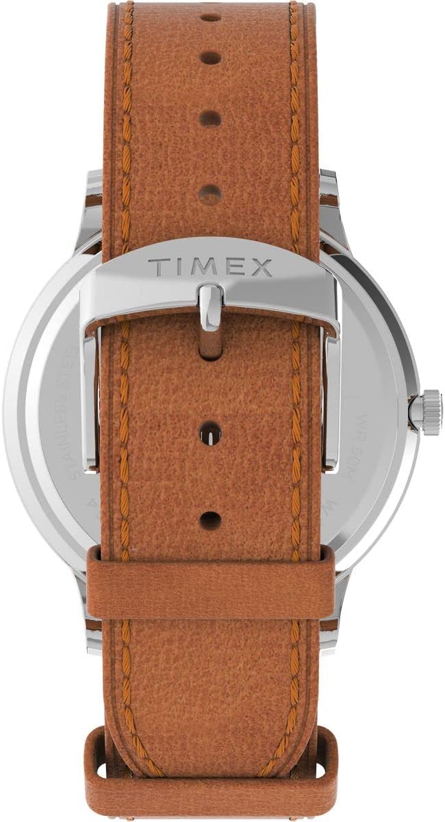 Timex Waterbury Mens Watch with Tan Leather Strap TW2V73600