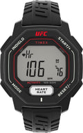 Timex UFC Mens Digital Watch with Black Dial and Black Strap TW2V83800