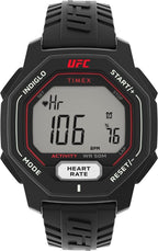 Timex UFC Mens Digital Watch with Black Dial and Black Strap TW2V83800