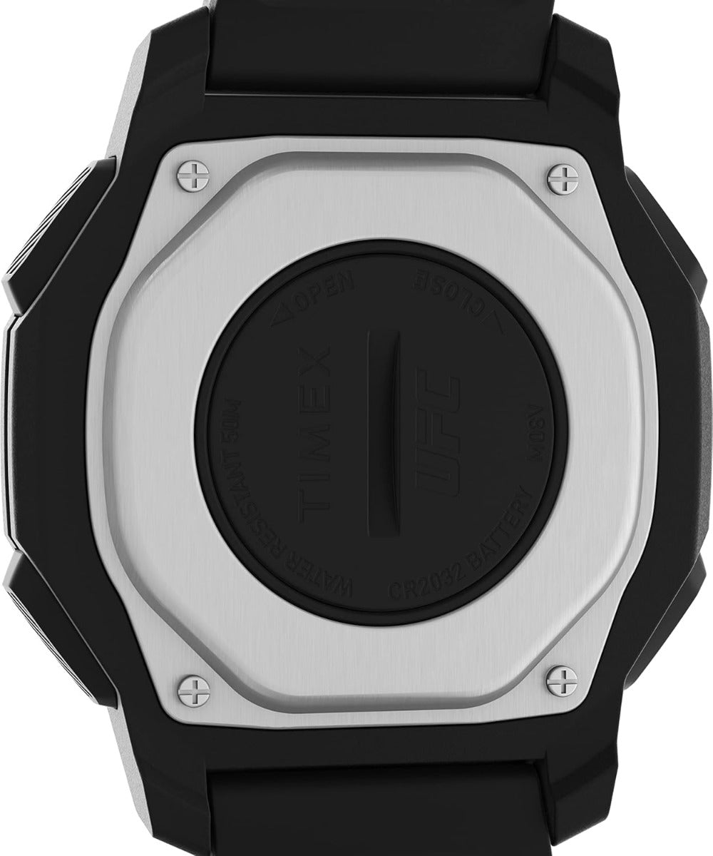 Timex UFC Mens Digital Watch with Black Dial and Black Strap TW2V83800