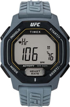 Timex UFC Mens Digital Watch with Black Dial and Blue Strap TW2V83900
