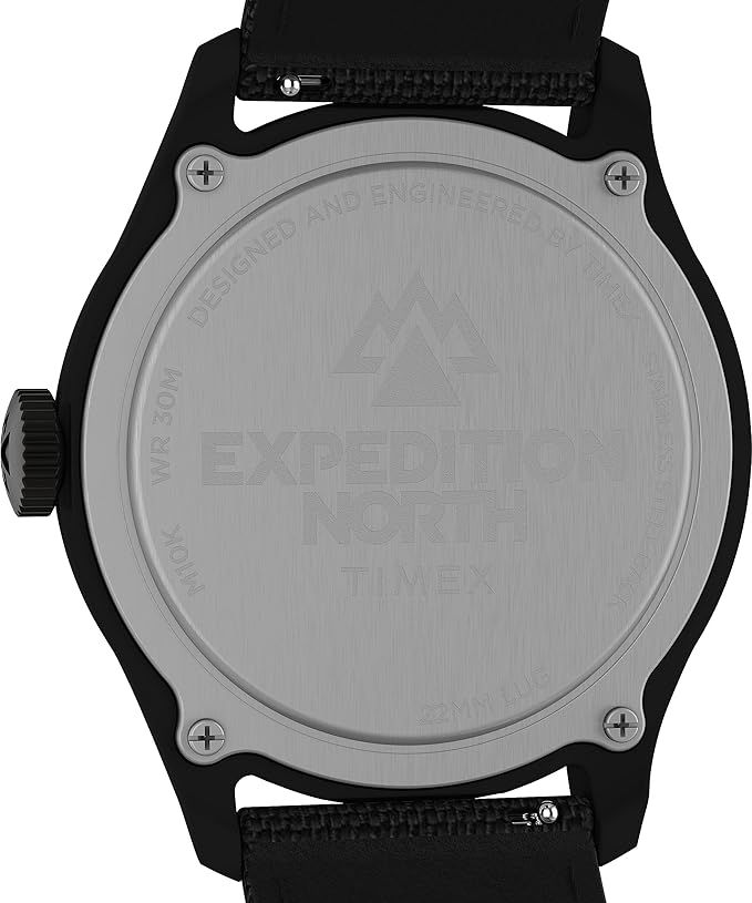 Timex Expidition North Mens Watch with Black Dial and Black Strap TW2W23400