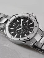 Timex Men's Watch with Black Dial and Stainless Steel Bracelet TW2W79900