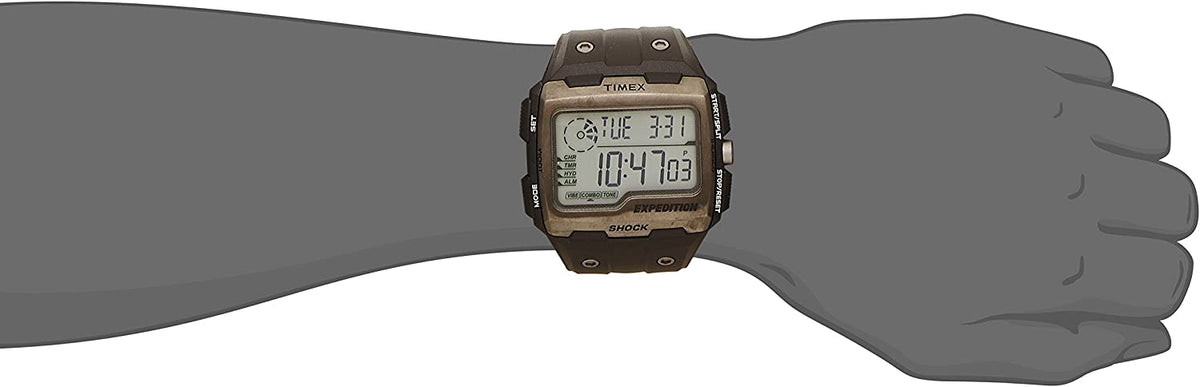 Timex Expedition Grid Shock Men's Watch with Black Resin Strap TW4B02500