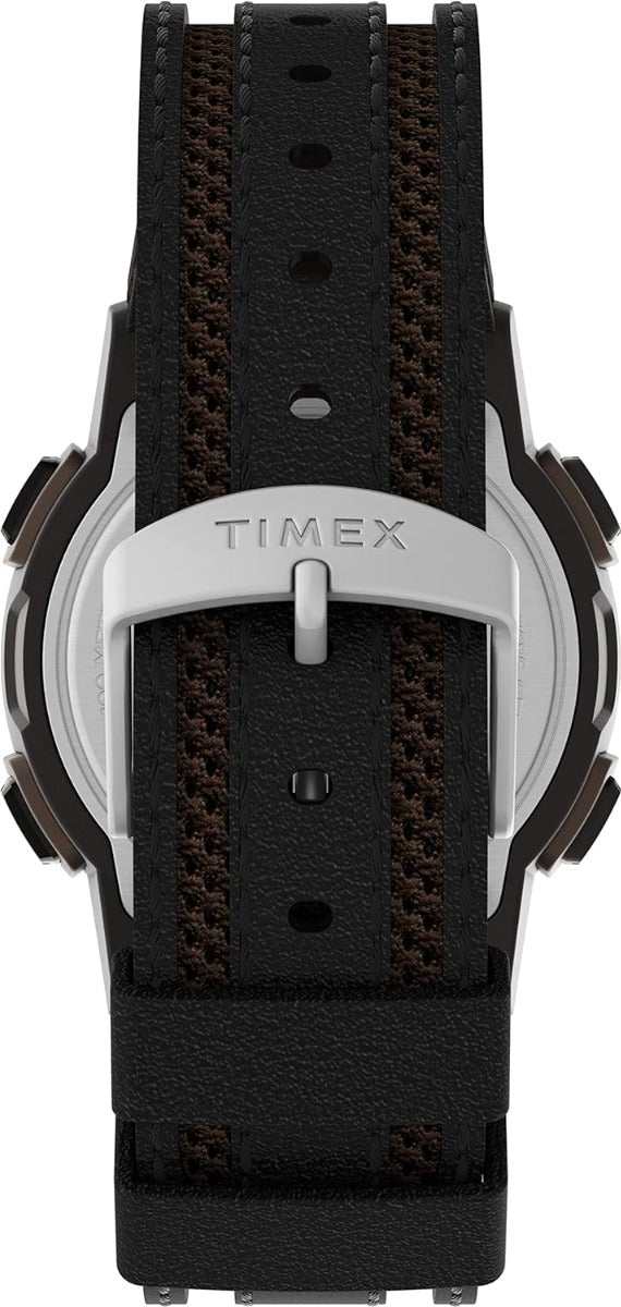 Timex Expedition Digital Watch with Black Leather Strap Watch TW4B24600