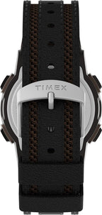 Timex Expedition Digital Watch with Black Leather Strap Watch TW4B24600
