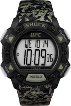 Timex Mens Digital Watch with Black Dial and Camo Strap TW4B27500