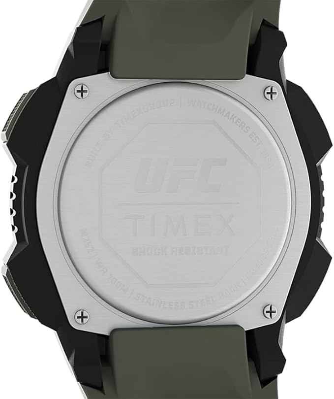 Timex Mens Digital Watch with Black Dial and Camo Strap TW4B27500