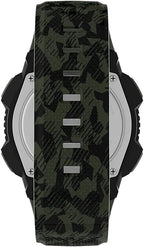 Timex Mens Digital Watch with Black Dial and Camo Strap TW4B27500
