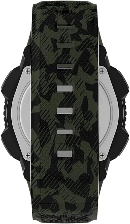 Timex Mens Digital Watch with Black Dial and Camo Strap TW4B27500