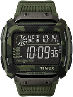 Timex Mens Digital Watch with Black Dial and Camouflage Strap TW5M20400