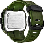 Timex Mens Digital Watch with Black Dial and Camouflage Strap TW5M20400
