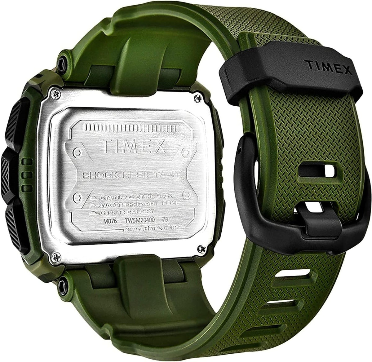 Timex Mens Digital Watch with Black Dial and Camouflage Strap TW5M20400