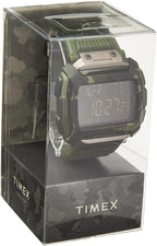 Timex Mens Digital Watch with Black Dial and Camouflage Strap TW5M20400