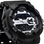 Timex Men's Analogue & Digital Watch with Black Silicone Strap TW5M22500