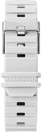 Timex Command Mens Digital Watch with Grey Positive Dial and White Silicone Strap TW5M26400