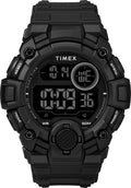Timex A-Game Mens Digital Watch with Black Negative Dial and Black Resin Strap TW5M27400