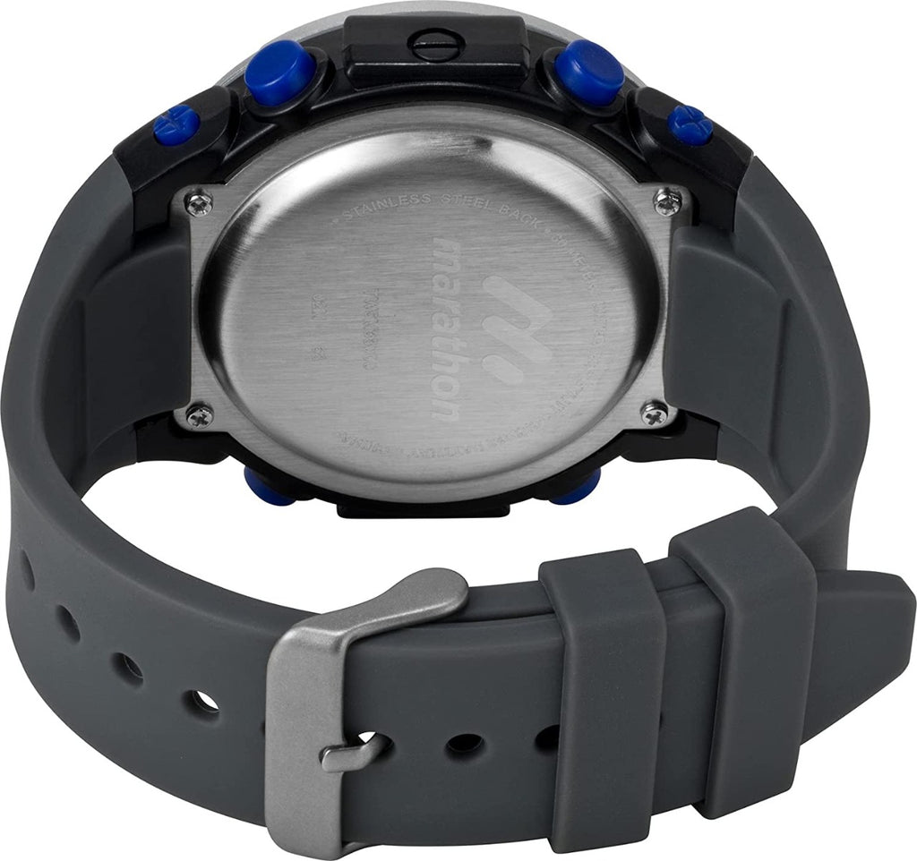 Timex Marathon Mens Digital Watch with Grey Resin Strap TW5M33000