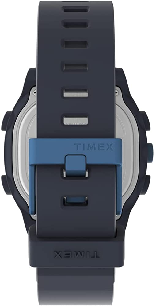 Timex Men's Digital Watch with Black Plastic Strap TW5M35500