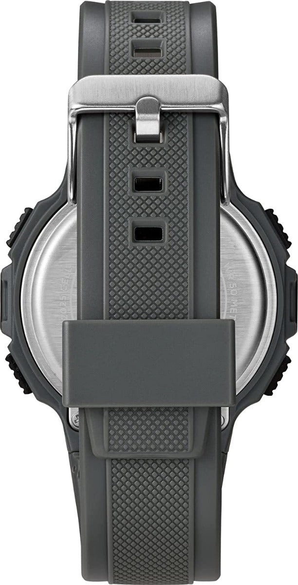 Timex Sport Mens Digital Watch with Grey Resin Strap TW5M41100