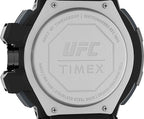 Timex Gwylio Digidol UFC i Ddynion gyda Deial Du a Strap Du TW5M51800