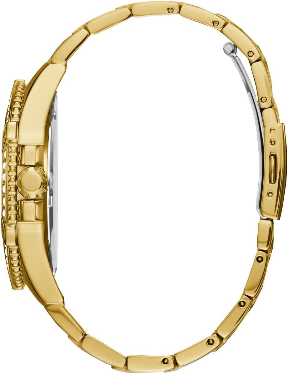 Guess Men's Watch with Gold Dial and Gold Bracelet U0799G2
