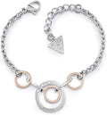 Guess Eternal Circles Ladies Two Tone Bracelet UBB29030-L