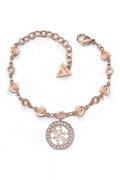 Guess Tropical Sun Ladies Rose Gold Plated Bracelet UBB78018-L